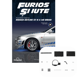 Macheta auto Nissan Skyline GT-R (R34) KIT Nr.31, scara 1:8, DeAgostini