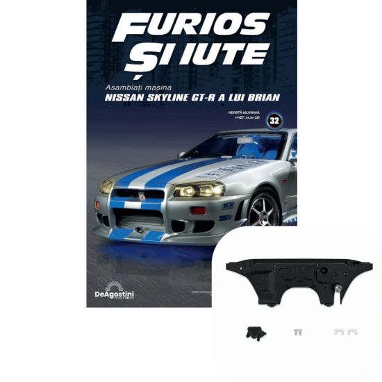 Macheta auto Nissan Skyline GT-R (R34) KIT Nr.32, scara 1:8, DeAgostini