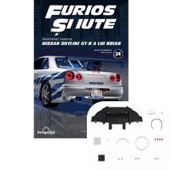 Macheta auto Nissan Skyline GT-R (R34) KIT Nr.34, scara 1:8, DeAgostini