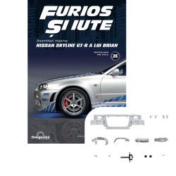 Macheta auto Nissan Skyline GT-R (R34) KIT Nr.35, scara 1:8, DeAgostini