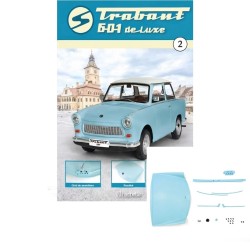 Macheta auto Trabant 601 Deluxe, KIT, Nr.2, scara 1:8, Hachette