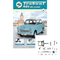 Macheta auto Trabant 601 Deluxe, KIT, Nr.4, scara 1:8, Hachette