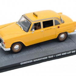 Macheta auto Checker Marathon Taxi, 1:43 Colectia James Bond – Eaglemoss – World