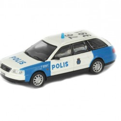 Macheta auto Audi A6 Avant Sweden Police, 1:43 Deagostini/IST