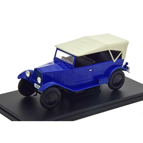 Macheta auto Nami 1 Soft Top 1927 albastru, 1:24 Colectia Automobile de Neuitat – World – Hachette