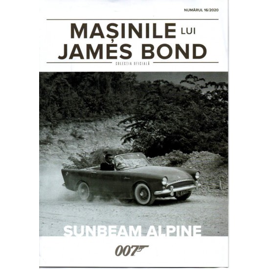Macheta auto Sunbeam Alpine Nr.16, 1:43 Colectia James Bond Eaglemoss