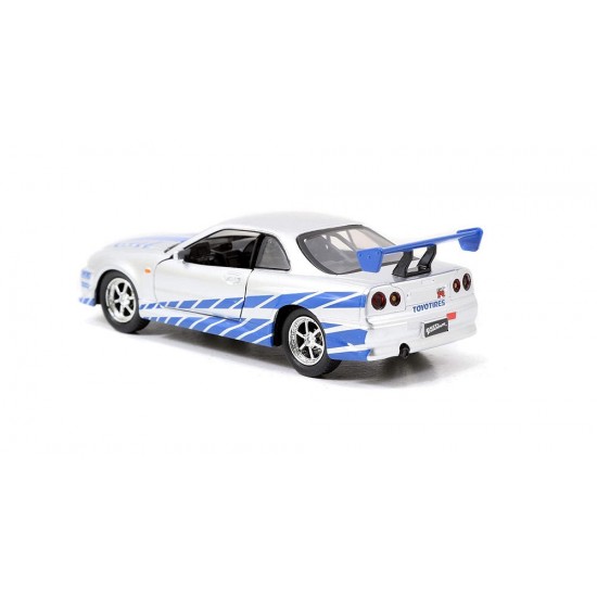 Macheta auto Nissan Skyline GTR Brian’s  Nr 02 – Fast & Furious, 1:32 Jada Libertatea