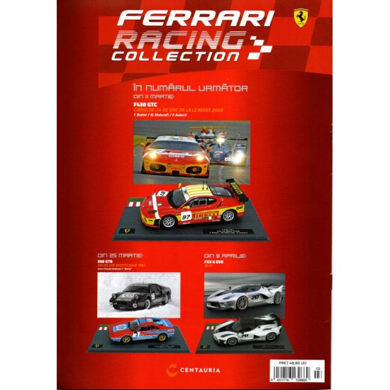 Macheta auto Ferrari 488 GT3 2017 Nr 3, 1:43 Ferrari Racing Collection GSP 