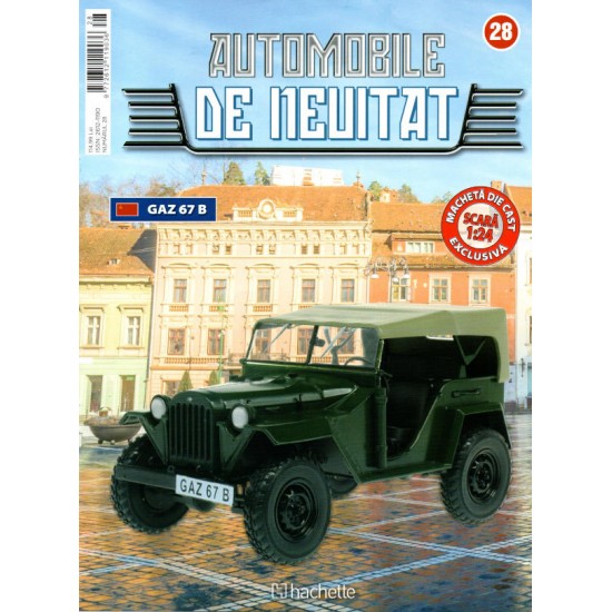 Macheta auto Gaz 67B 1944 Nr 28 - Automobile de neuitat, 1:24 Hachette