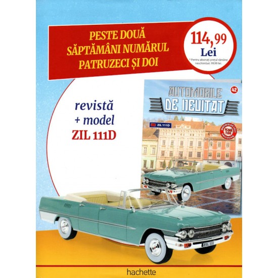Macheta auto Warszawa 223 1964 Nr 41 - Automobile de neuitat, 1:24 Hachette