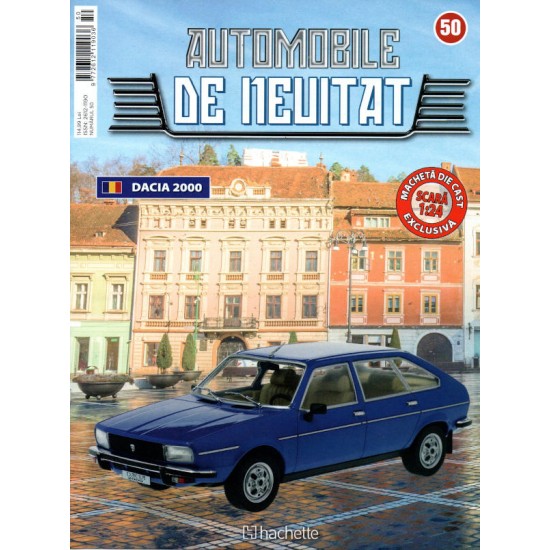 Macheta auto Dacia 2000 1981 Nr 50 - Automobile de neuitat, 1:24 Hachette