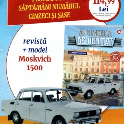 Macheta auto Volkswagen Beetle 1960 Nr 55 - Automobile de neuitat, 1:24 Hachette