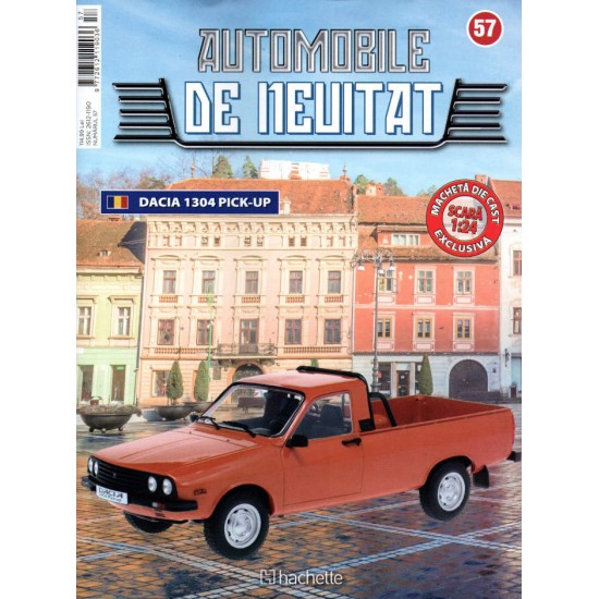Macheta auto Dacia 1304 Pick-up 1986 Nr 57 - Automobile de neuitat, 1:24 Hachette