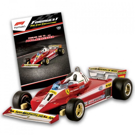 Macheta auto Ferrari 312 T3 Jody Scheckter 1979 Nr 8, 1:43 Formula 1 - Car Collection GSP