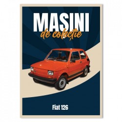 Macheta auto Fiat 126P Nr 31,1:60 Masini de Colectie