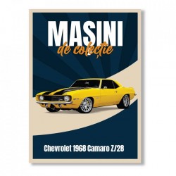 Macheta auto Chevrolet Camaro Z/28 1968 Nr 35, 1:60 Masini de Colectie