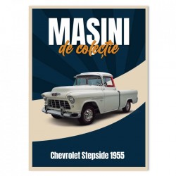 Macheta auto Chevrolet Stepside 1955 Nr 37, 1:60 Masini de Colectie