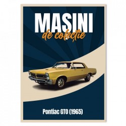 Macheta auto Pontiac GTO 1965 Nr 38, 1:60 Masini de Colectie