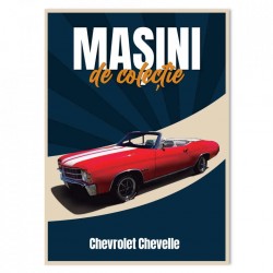 Macheta auto Chevrolet Chevelle 71 SS 454 Nr 39, 1:60 Masini de Colectie