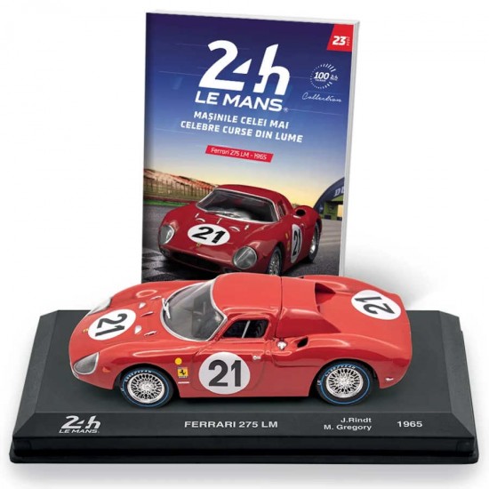 Macheta auto Ferrari 275 LM - 1965 nr. 23, 1:43 Colectia LeMans Centauria GSP