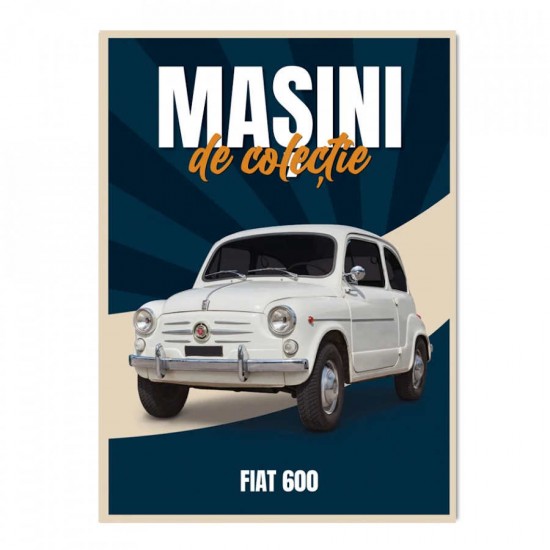 Macheta auto Fiat 600 Nr 50, 1:60 Masini de Colectie