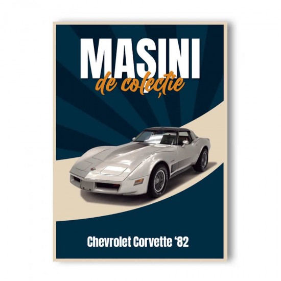 Macheta auto Chevrolet Corvette 82 Nr 57, 1:60 Masini de Colectie