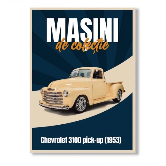 Macheta auto Chevrolet 3100 Pick Up Nr 64, 1:60 Masini de Colectie