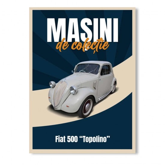 Macheta auto Fiat 500 Topolino Nr 71, 1:60 Masini de Colectie