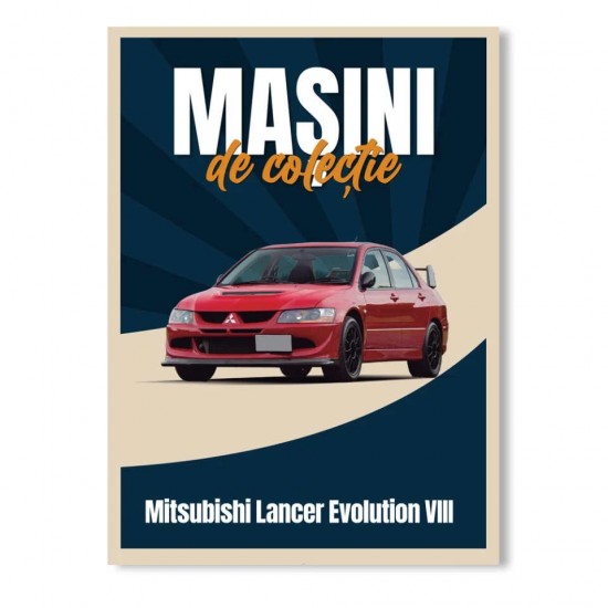 Macheta auto Mitsubishi Lancer EVO VIII Nr 73, 1:60 Masini de Colectie