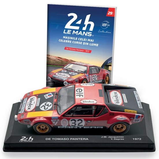 Macheta auto De Tomaso Pantera - 1972 - nr. 29, 1:43 Colectia LeMans Centauria GSP