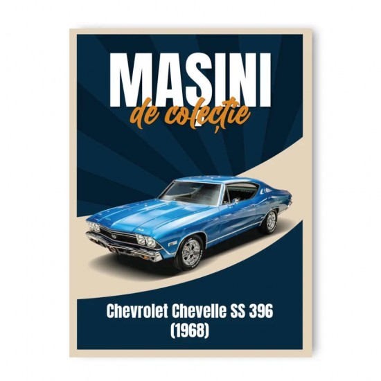 Macheta auto Chevrolet Chevelle SS 396 (1968) Nr 86, 1:60 Masini de Colectie