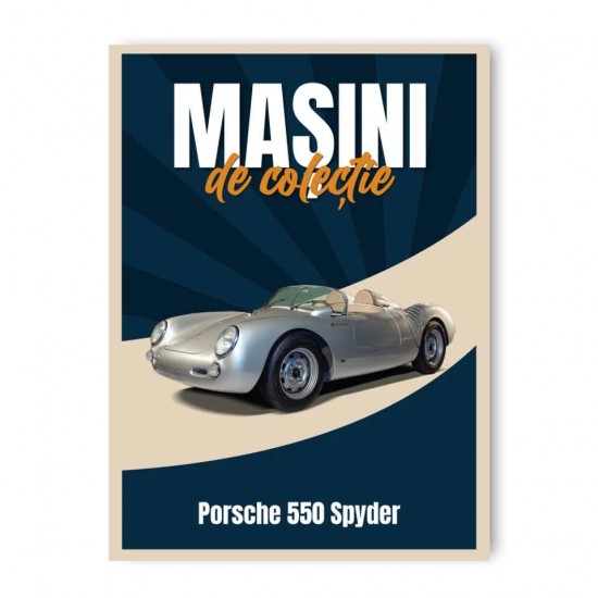 Macheta auto Porsche 550 Spyder Nr 87, 1:60 Masini de Colectie