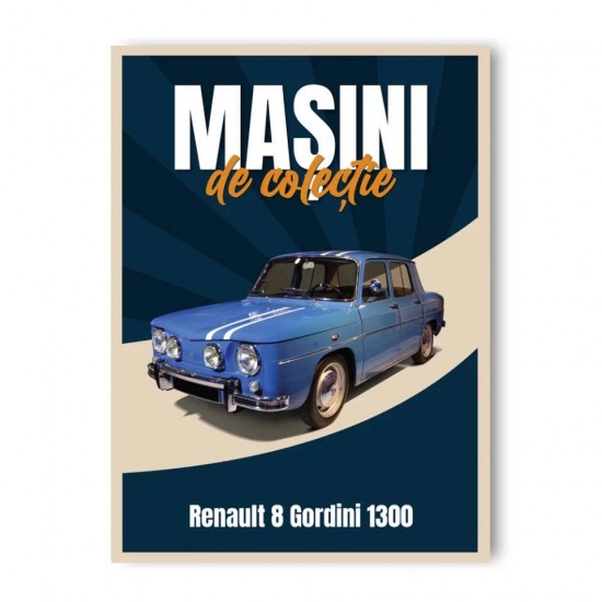 Macheta auto Renault 8 Gordini 1300 Nr 90, 1:60 Masini de Colectie