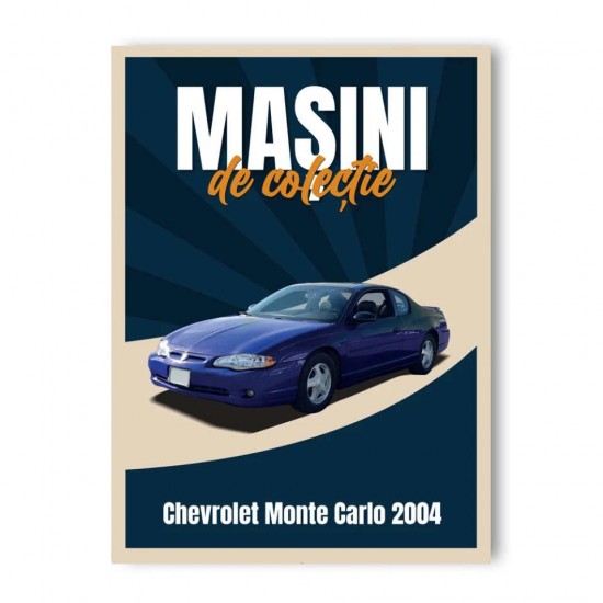 Macheta auto Chevrolet Monte Carlo 2004 Nr 92, 1:60 Masini de Colectie