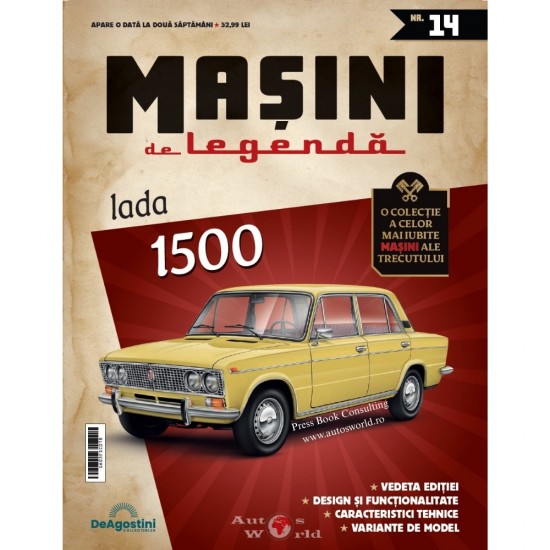 Macheta auto Lada 1500, Nr.14, 1:43 Masini de Legenda DeAgostini