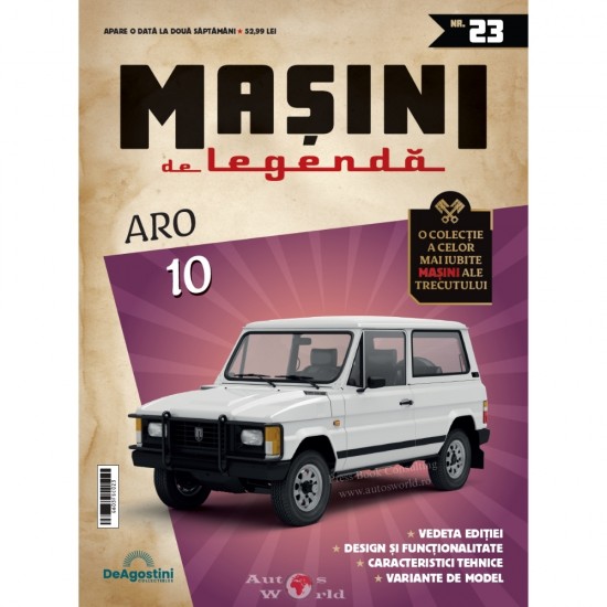 Macheta auto Aro 10, Nr.23, 1:43 Masini de Legenda DeAgostini