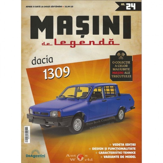 Macheta auto Dacia 1309, Nr.24, 1:43 Masini de Legenda DeAgostini