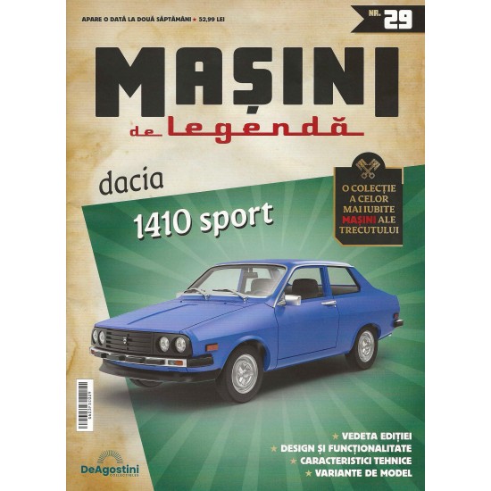 Macheta auto Dacia 1410 Sport, Nr.29, 1:43 Masini de Legenda DeAgostini