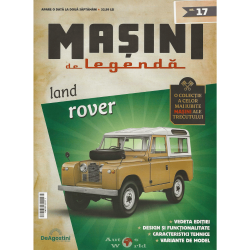 Macheta auto Land Rover, Nr.17, 1:43 Masini de Legenda, DeAgostini