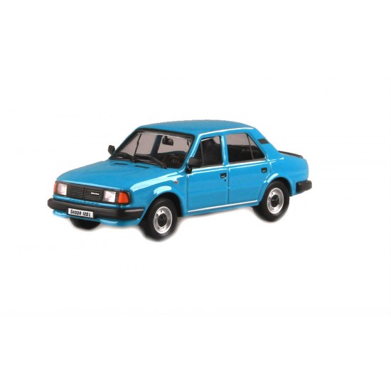 Macheta auto Skoda 120L (1984) albastru, 1:43 Abrex