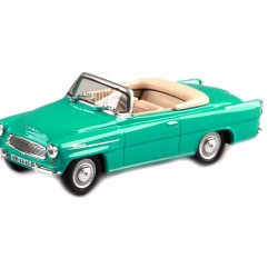 Macheta auto Skoda Felicia Roadster verde 1963, 1:43 Abrex
