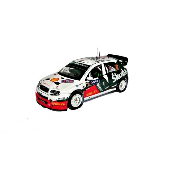 Macheta auto Skoda Fabia WRC (2005) 1:43 Abrex- Telstra Rally Australia 2005 #12 McRae