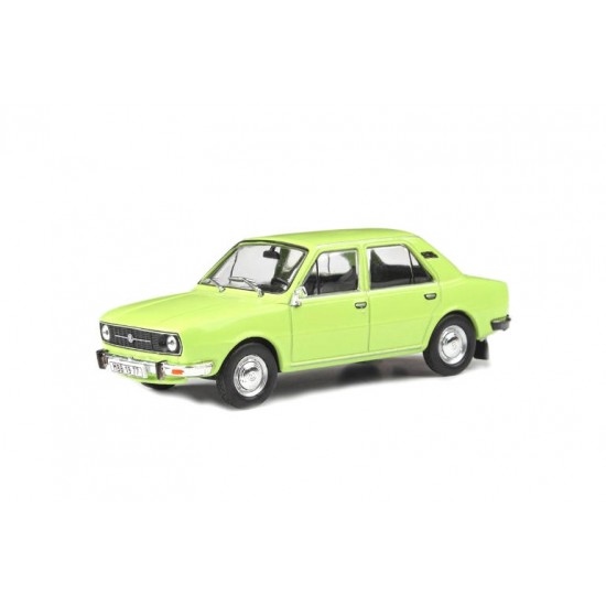 Macheta auto Skoda 105L 1977 verde, 1:43 Abrex