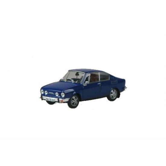 Macheta auto Skoda 110R Coupe albastru, 1:43 Abrex