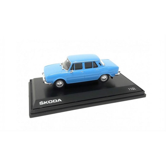 Macheta auto Skoda 110L (1973) albastru, 1:43 Abrex
