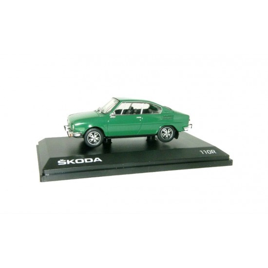 Macheta auto Skoda 110R Coupe (1980) verde, 1:43 Abrex