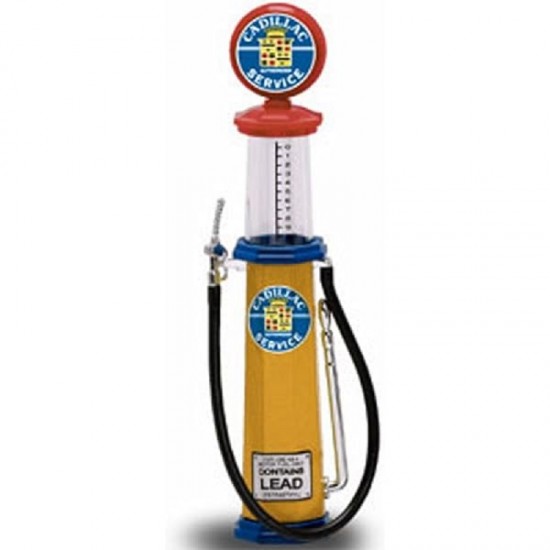 Accesorii: Pompa benzina Cadillac yellow, 1:18 Lucky Diecast