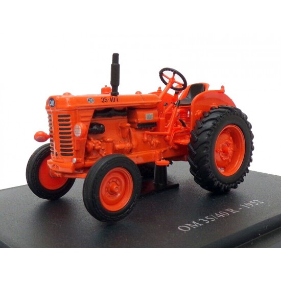 Macheta tractor OM 35/40R 1952 portocaliu, 1:43 Altaya/Ixo