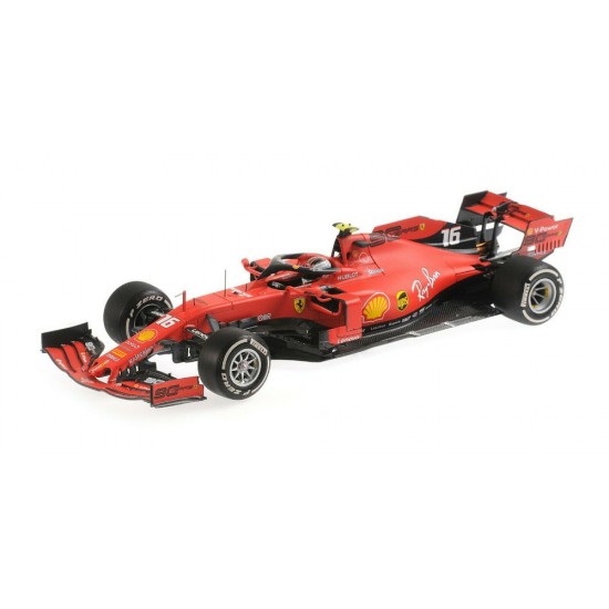 Macheta auto Ferrari F1 SF90 #16 Winner 2019 Italian GP Charles Leclerc, 1:18 BBR