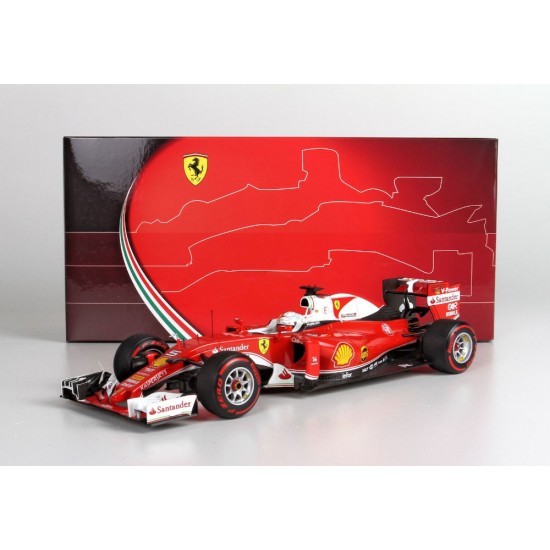 Macheta auto Ferrari F1 SF16H N5 China GP 2016 Sebastien Vettel, 1:18 BBR